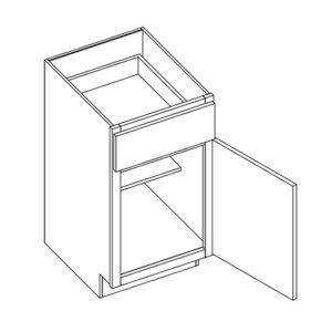 Plank Single Door Standard Base Cabinet