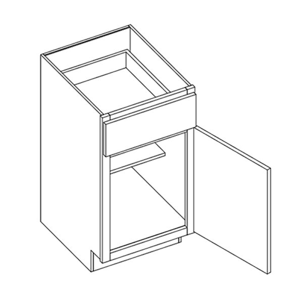 Plank Single Door Standard Base Cabinet