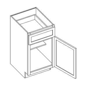 Shaker Single Door Standard Base Cabinet