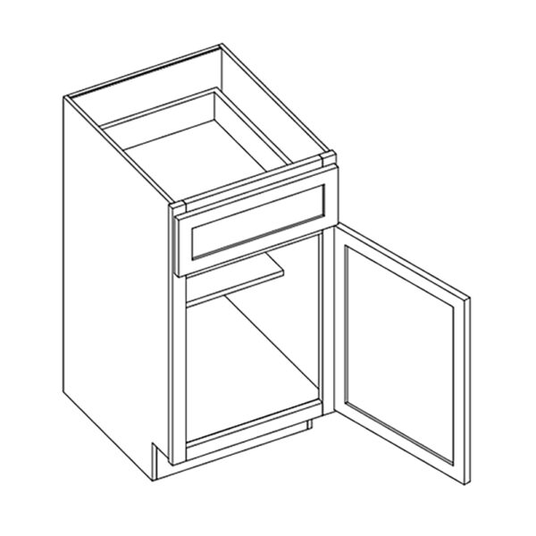 Shaker Single Door Standard Base Cabinet