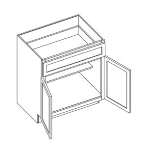 Shaker Double Door Standard Base Cabinet