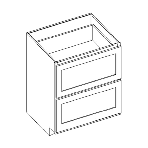 Shaker 2 Drawer Base Cabinet